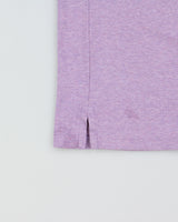 Vintage Polo Ralph Lauren Lavender Marl Classic Pony Custom Slim Fit Short Sleeve Polo Shirt - XL