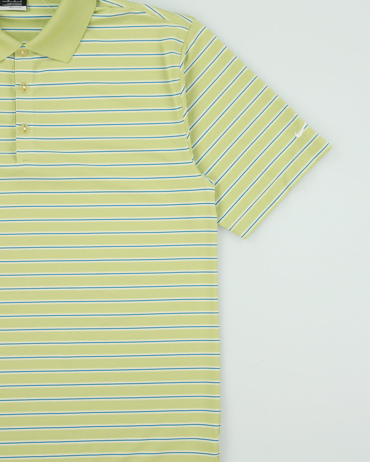 Vintage Y2K 00s Nike Golf Striped Fit Dry Short Sleeve Polo Shirt - M