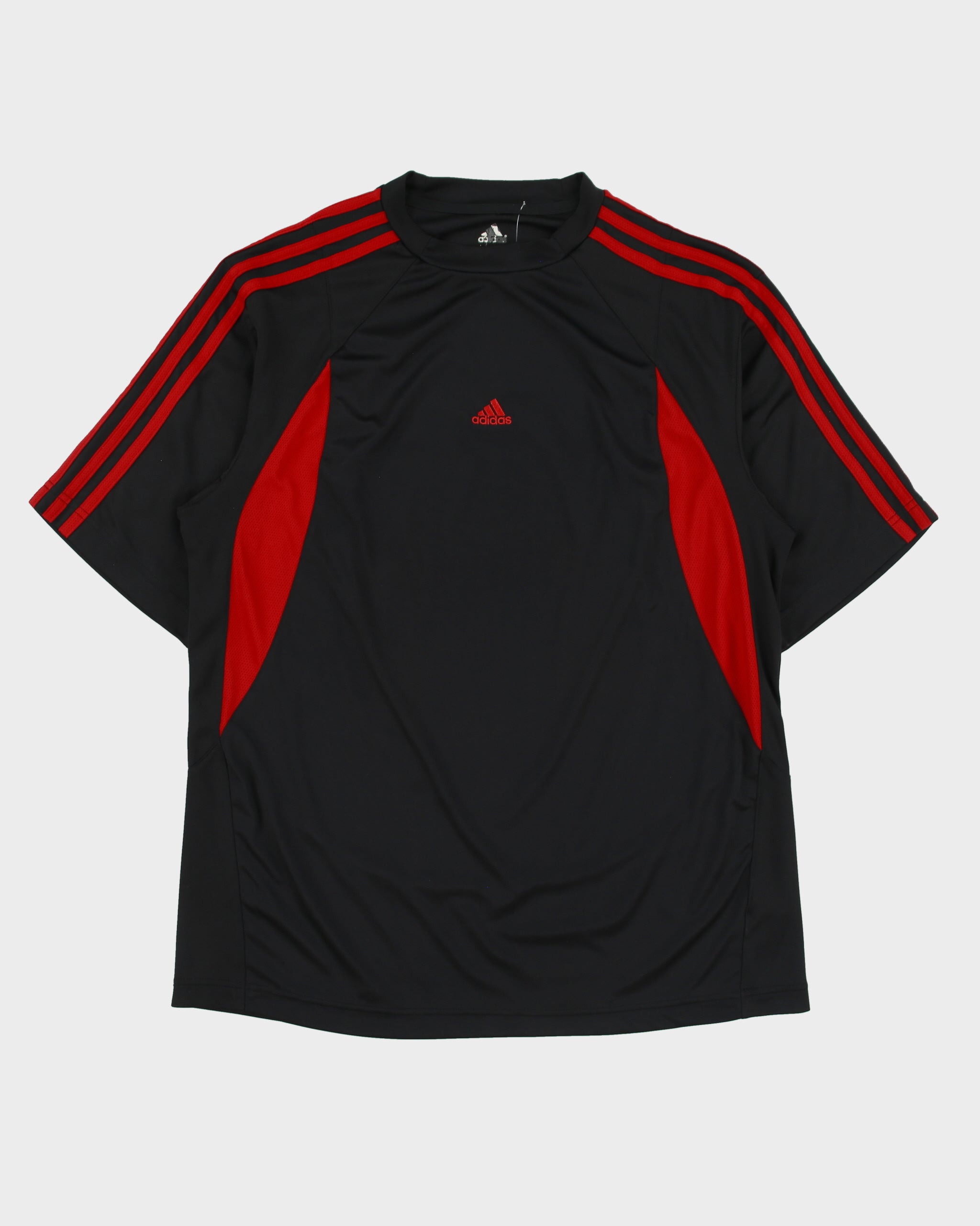 Vintage Y2K 00s Adidas Climalite Embroidered Crewneck Active T-Shirt - M
