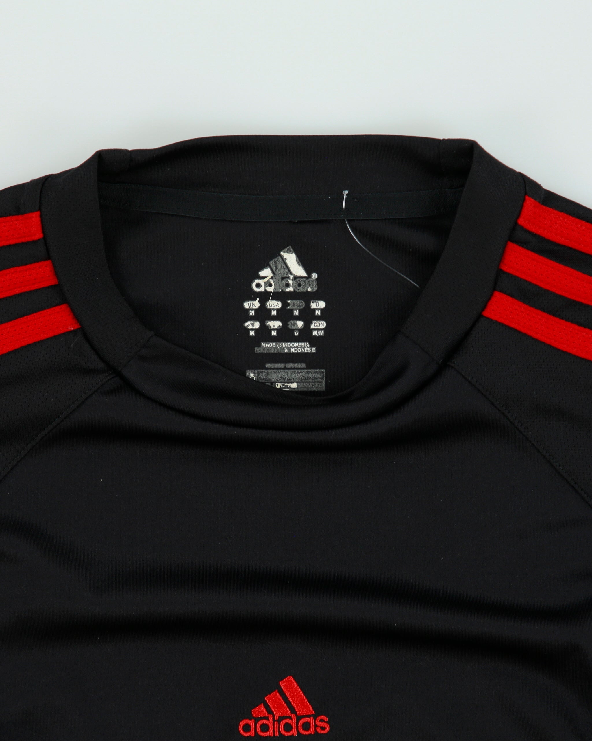 Vintage Y2K 00s Adidas Climalite Embroidered Crewneck Active T-Shirt - M