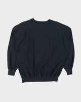 Vintage 1990s Disney Mickey Unlimited Navy Red Deer Canada Waves Made In USA Long Sleeve Crewneck T-Shirt - M