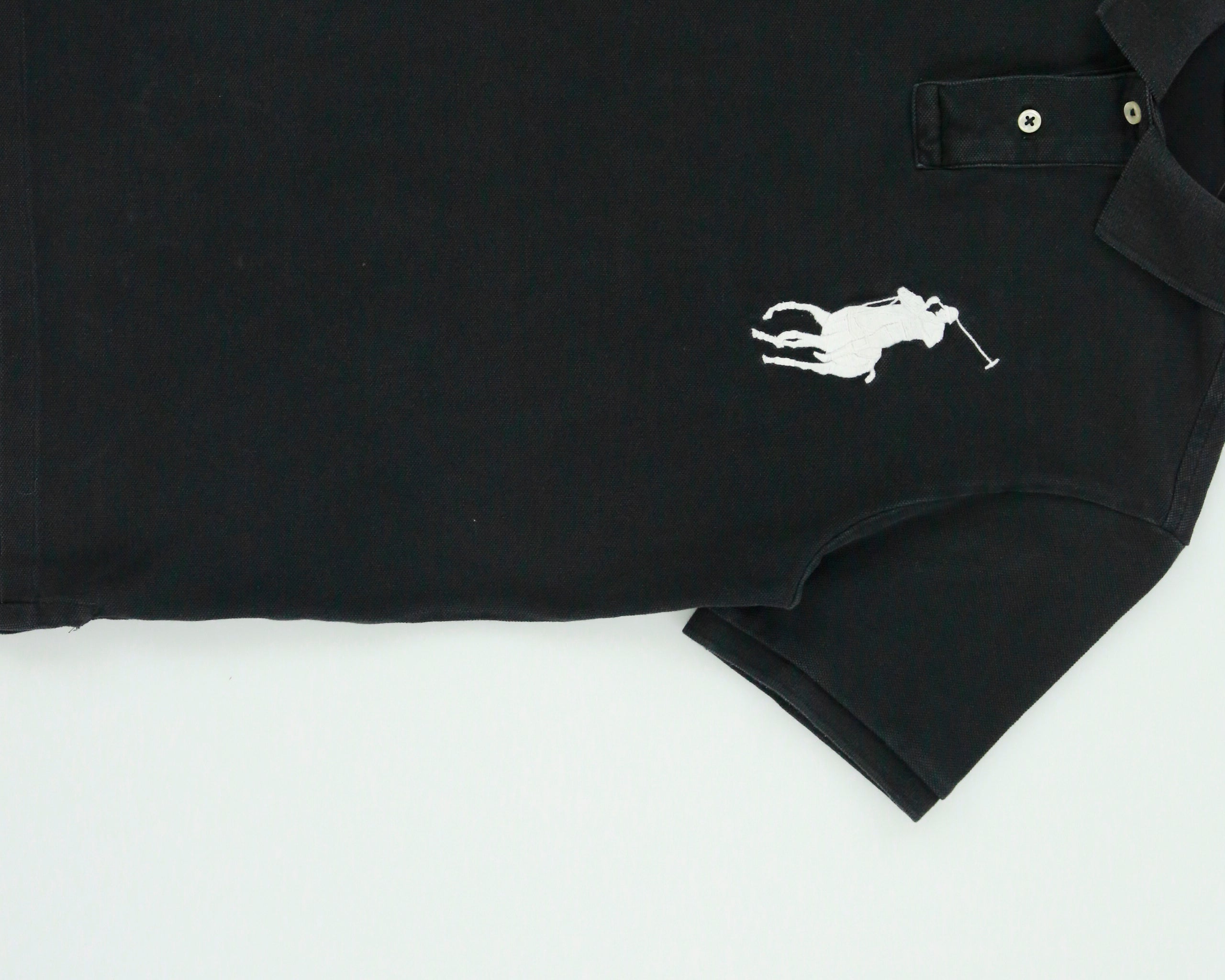 Vintage Polo Ralph Lauren Big Pony Custom Slim Fit Short Sleeve Polo Shirt - M