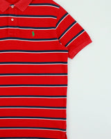 Vintage Y2K 00s Polo Ralph Lauren Classic Striped Short Sleeve Polo Shirt - L