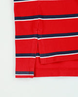 Vintage Y2K 00s Polo Ralph Lauren Classic Striped Short Sleeve Polo Shirt - L