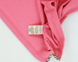 Vintage Y2K 00s Burberry Dark Pink Nova Check Collar Short Sleeve Polo Shirt - S