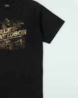 Vintage 2008 Y2K Harley Davidson Mischler's Beaver Dam Heavyweight Made In USA Crewneck T-Shirt - XL