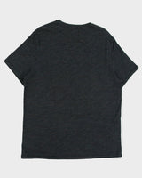 Vintage Polo Ralph Lauren Grey Marl Heavyweight Single Stitch Crewneck T-Shirt - XL
