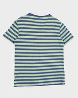 Vintage Polo Ralph Lauren Striped Single Stitch Crewneck Pocket T-Shirt - L