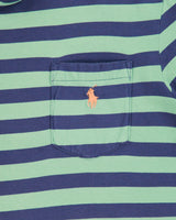 Vintage Polo Ralph Lauren Striped Single Stitch Crewneck Pocket T-Shirt - L