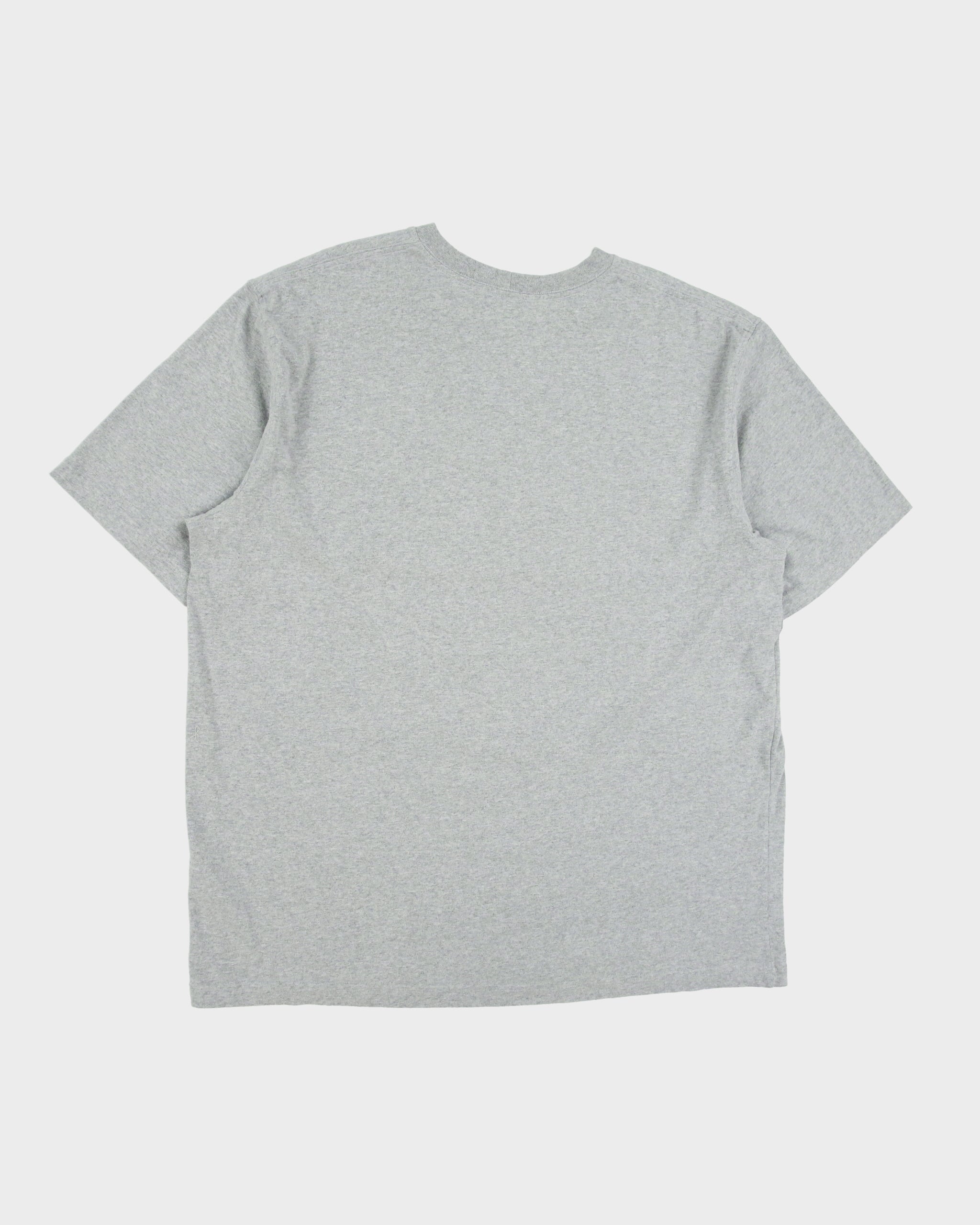 Vintage Carhartt Grey Marl Heavyweight Original Fit Crewneck Pocket T-Shirt - XL