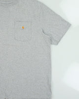 Vintage Carhartt Grey Marl Heavyweight Original Fit Crewneck Pocket T-Shirt - XL