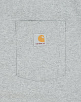 Vintage Carhartt Grey Marl Heavyweight Original Fit Crewneck Pocket T-Shirt - XL