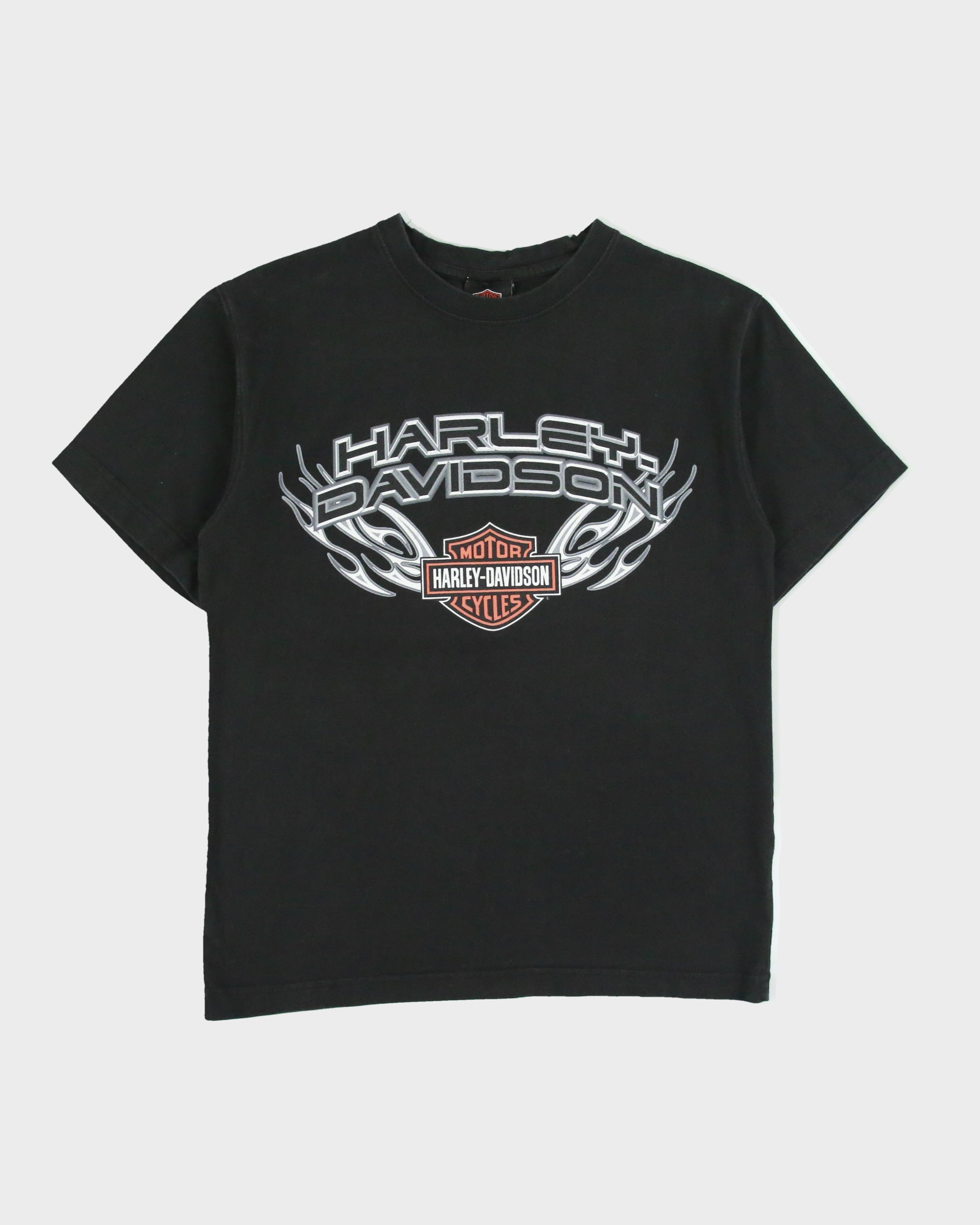 Vintage Y2K 00s Harley Davidson Heavyweight Classic Crewneck T-Shirt - S