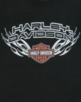 Vintage Y2K 00s Harley Davidson Heavyweight Classic Crewneck T-Shirt - S