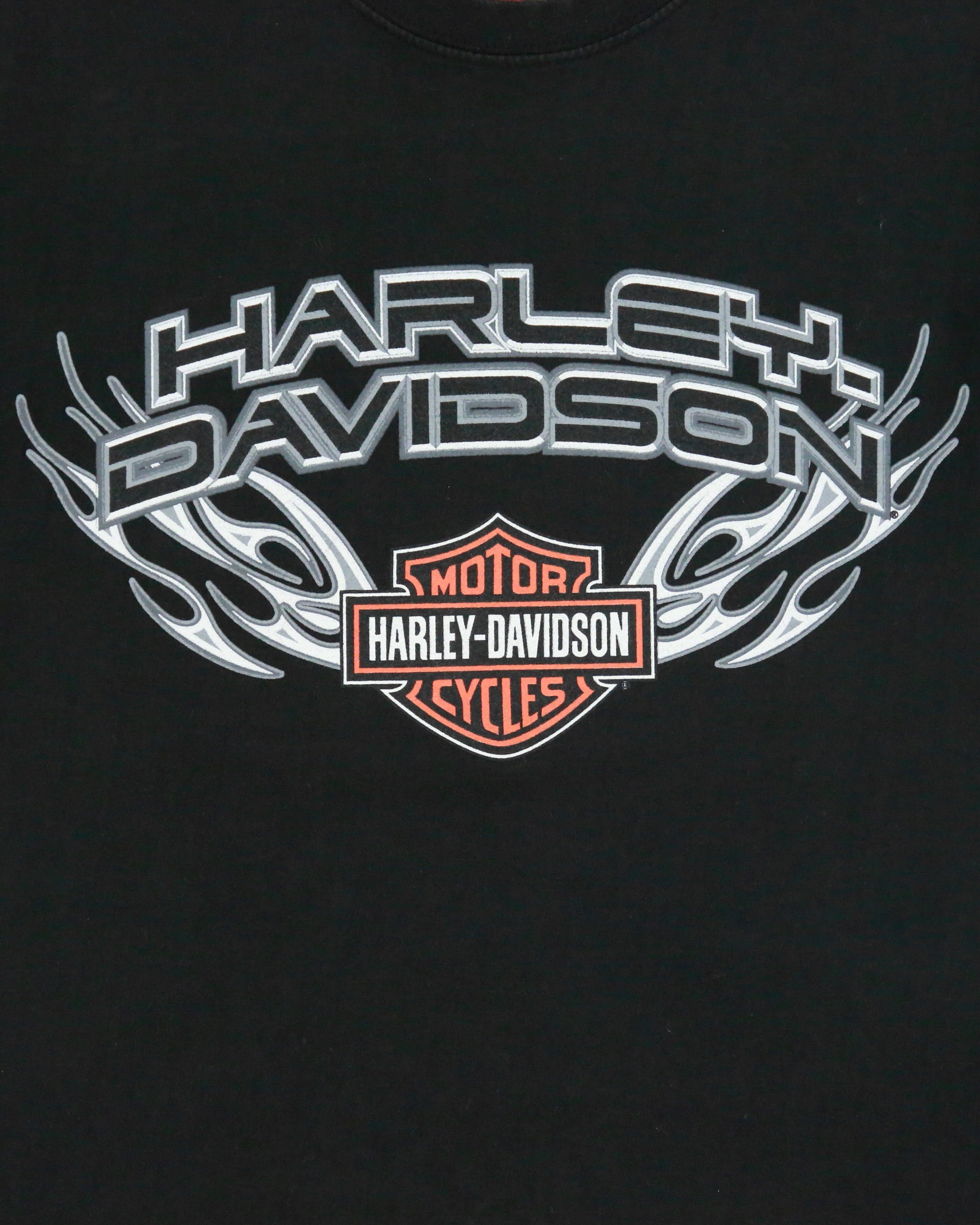Vintage Y2K 00s Harley Davidson Heavyweight Classic Crewneck T-Shirt - S