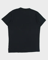 Vintage Diesel Star Spell Out Fitted V-Neck Logo T-Shirt - XL