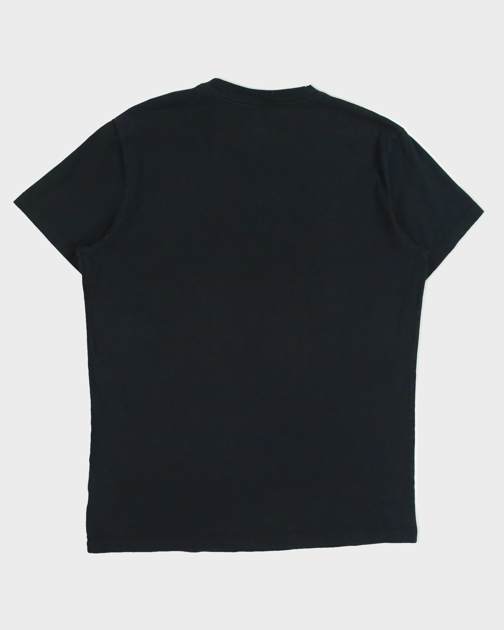 Vintage Diesel Star Spell Out Fitted V-Neck Logo T-Shirt - XL