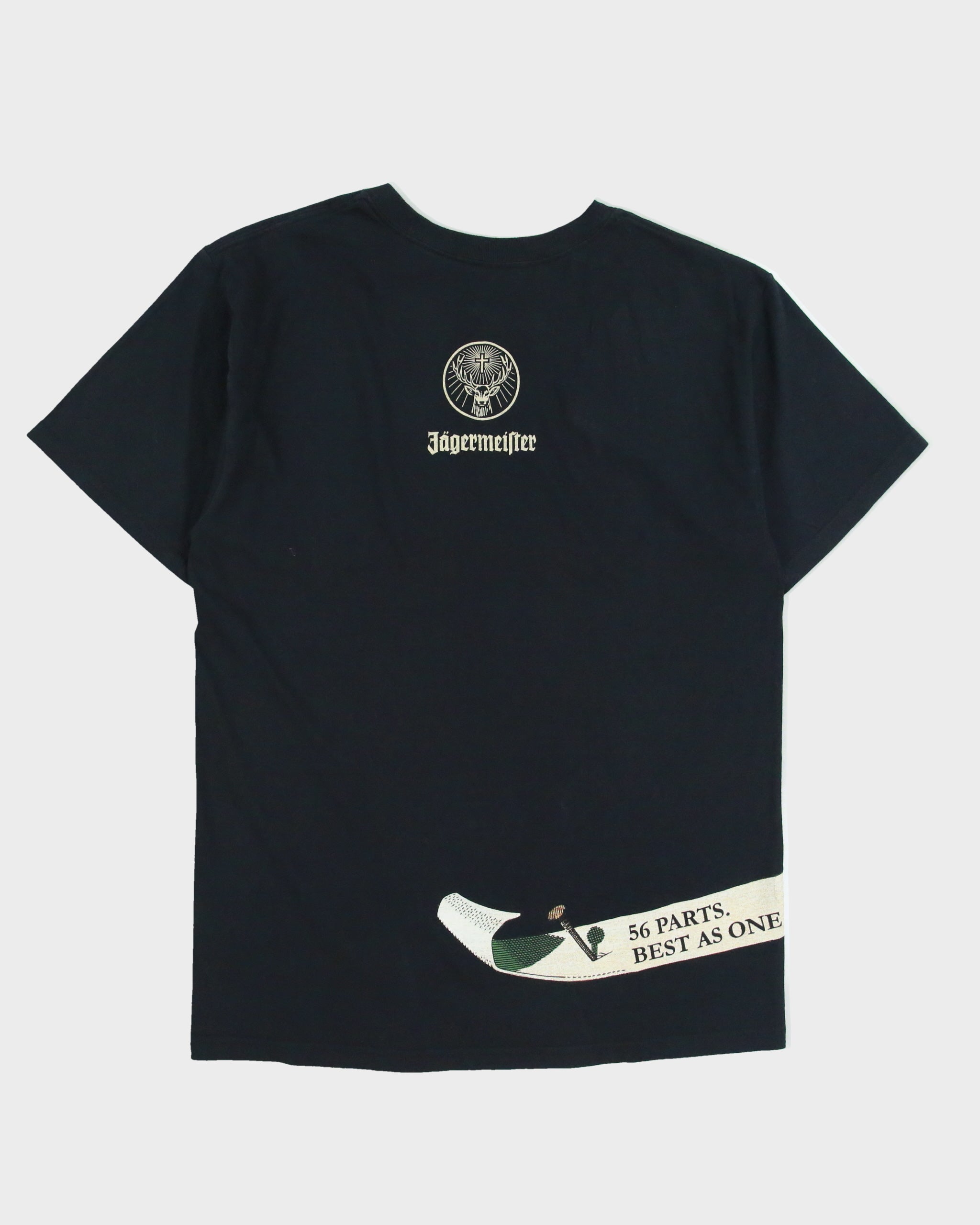 Vintage Jagermeister Heavyweight Promo Graphic V-Neck T-Shirt - S