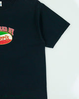 Vintage 2001 Y2K Peppi's Italian Fuel B.C Heavyweight Distressed Gildan Ultra Crewneck T-Shirt - M