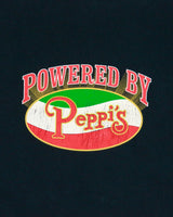 Vintage 2001 Y2K Peppi's Italian Fuel B.C Heavyweight Distressed Gildan Ultra Crewneck T-Shirt - M