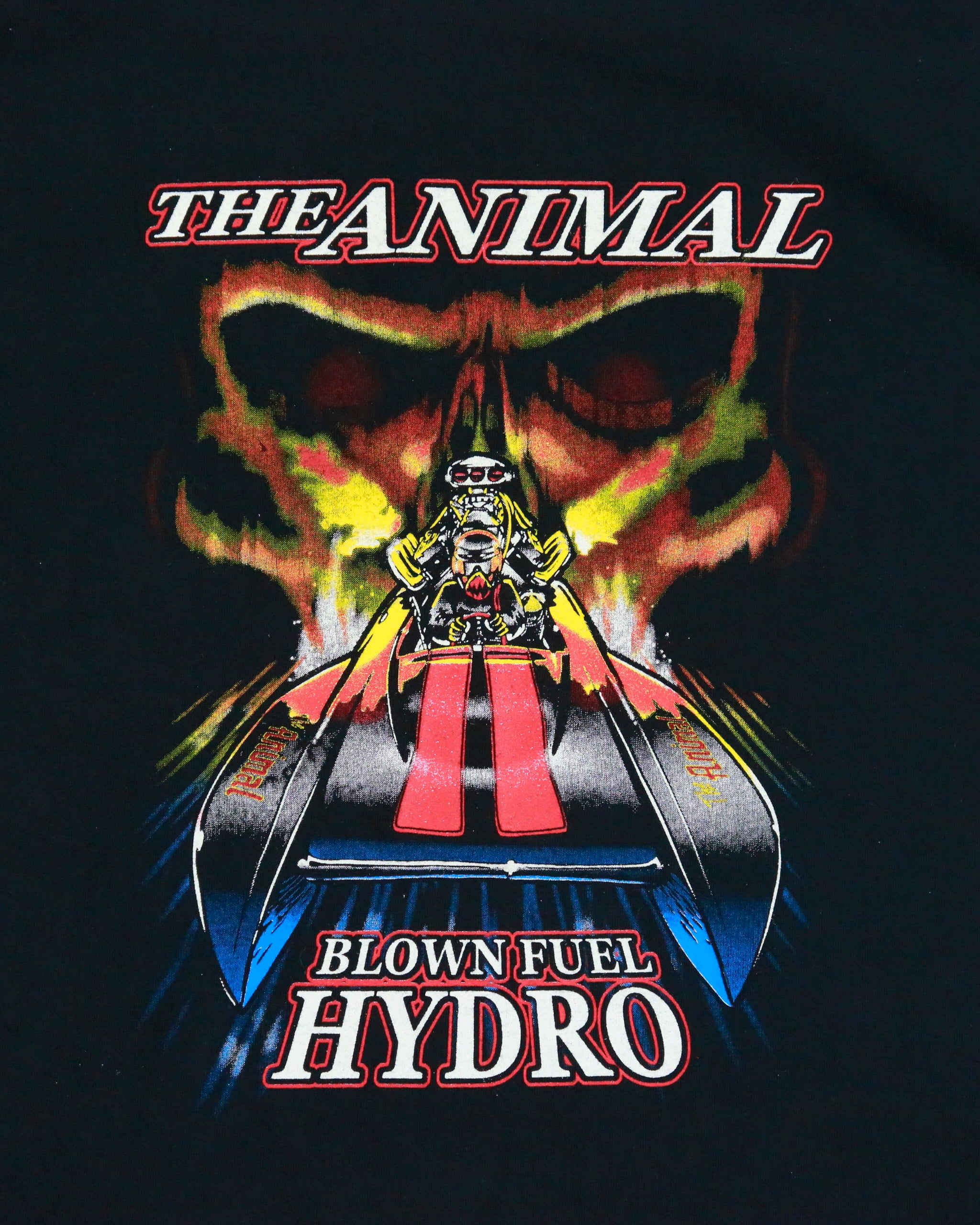 Vintage Y2K 00s The Animal Hydro Drag Boat Heavyweight Crewneck T-Shirt - L