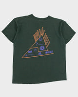 Vintage 1997 Bow Valley Foothills Annual Heavyweight Made In Canada Single Stitch Crewneck T-Shirt - L