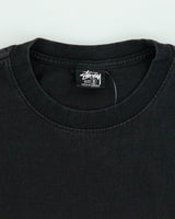 Vintage Stussy Heavyweight Fuzzy Dice Crewneck T-Shirt - S