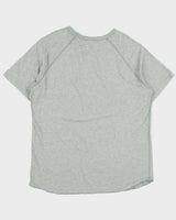 Reigning Champ Grey Marl Midweight Made In Canada Raw Cut Crewneck T-Shirt - L