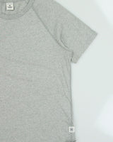 Reigning Champ Grey Marl Midweight Made In Canada Raw Cut Crewneck T-Shirt - L