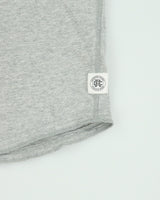 Reigning Champ Grey Marl Midweight Made In Canada Raw Cut Crewneck T-Shirt - L