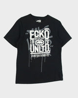Vintage Ecko UNLTD The Classic Heavyweight Graffiti Puff Print Crewneck T-Shirt - M
