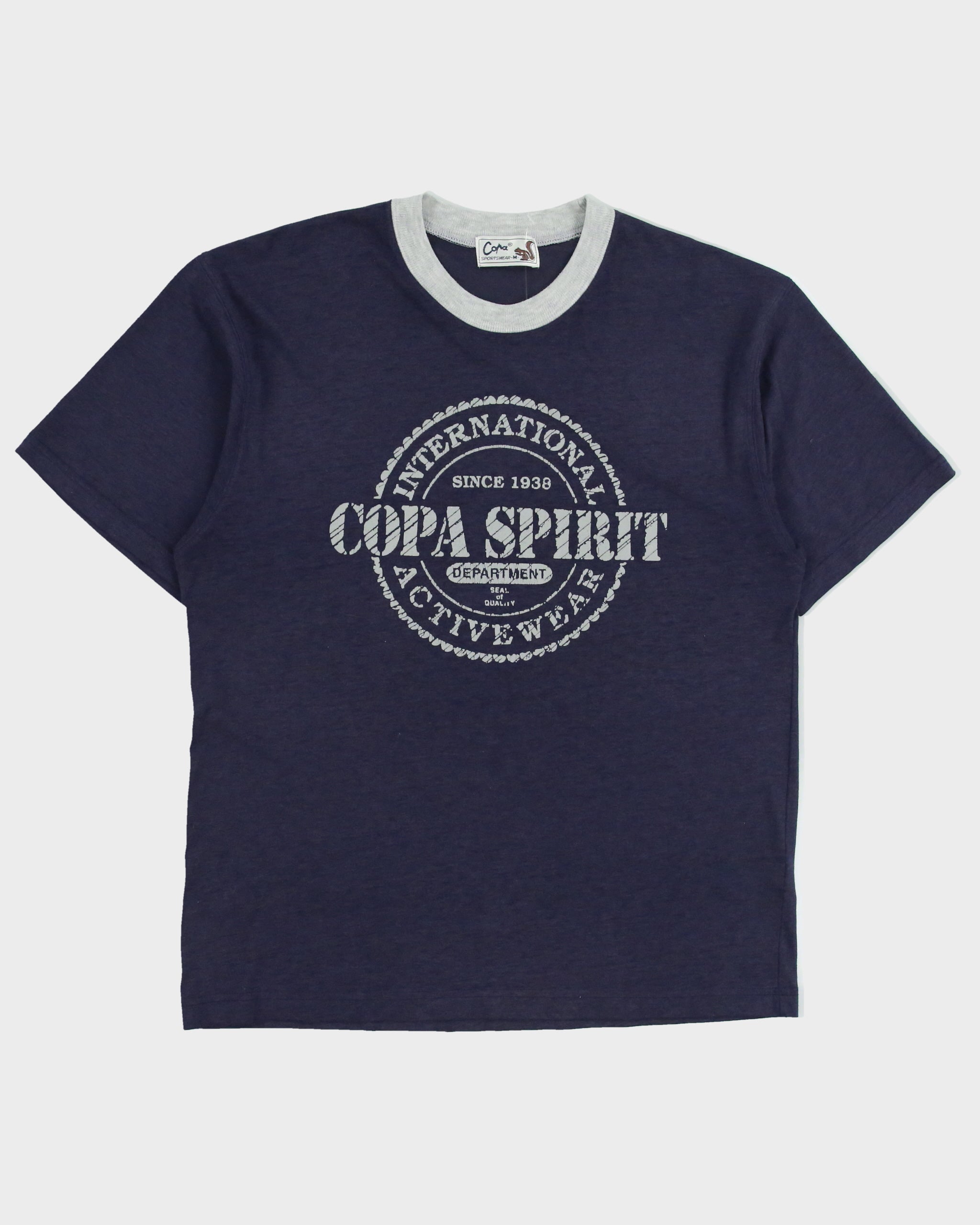 Vintage 1990s Copa Sportswear Spirit Logo Crewneck T-Shirt - M