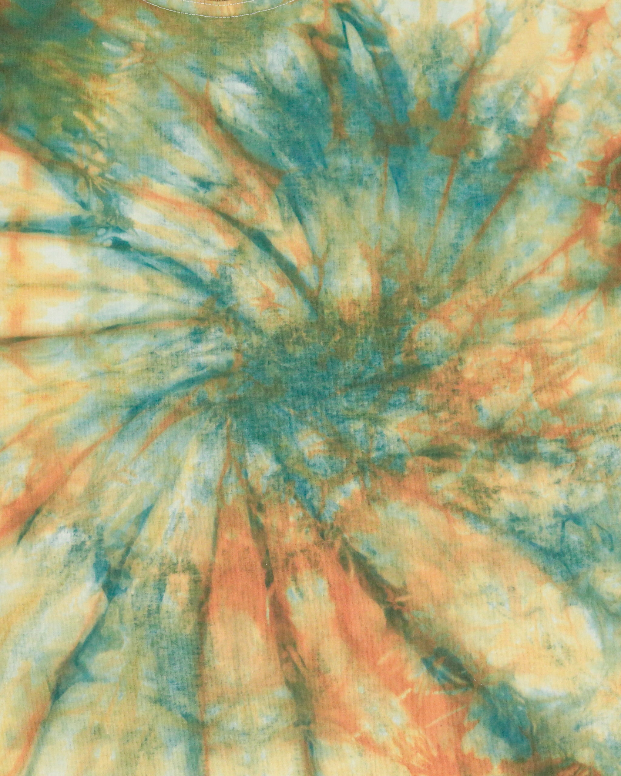 Vintage 1990s May.Ne Design Ultra Heavyweight Tie-Dye High Neck Crewneck T-Shirt - XL