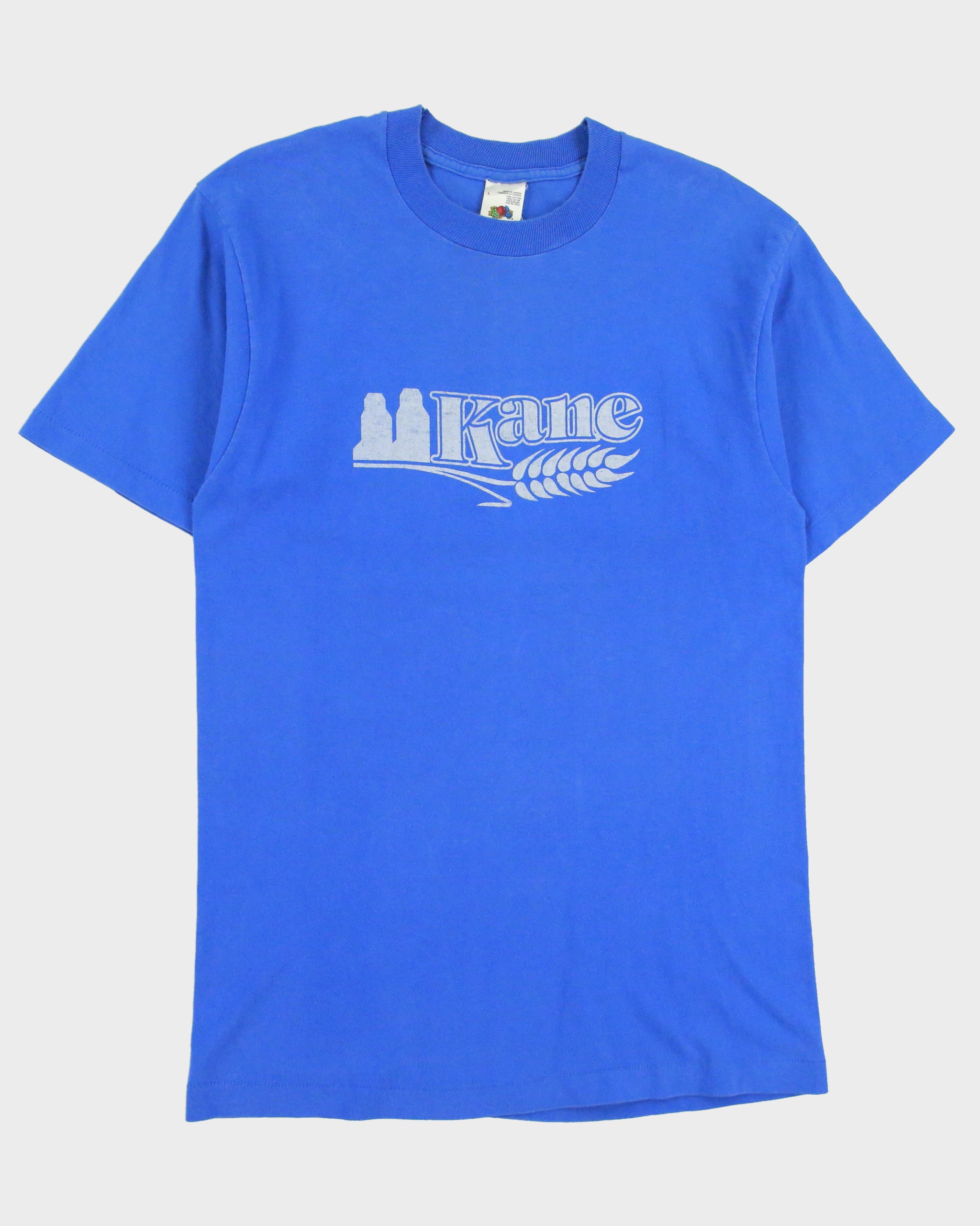 Vintage 1990 Kane Heavyweight Made In Canada Single Stitch Crewneck T-Shirt - L