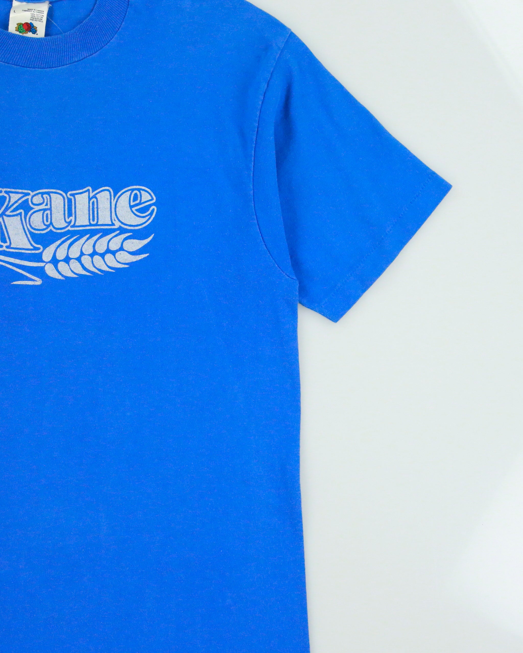 Vintage 1990 Kane Heavyweight Made In Canada Single Stitch Crewneck T-Shirt - L