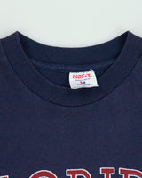 Vintage 1990s Florida Graphic Heavyweight Tee Jays Hef-T Made In USA Single Stitch Crewneck T-Shirt - L