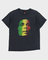 Vintage 2004 Zion Rootswear Heavyweight Bob Marley Jamaica Made In USA Crewneck T-Shirt - M