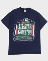 Vintage 1999 Boston All Star Game MLB Heavyweight Delta Crewneck T-Shirt - L