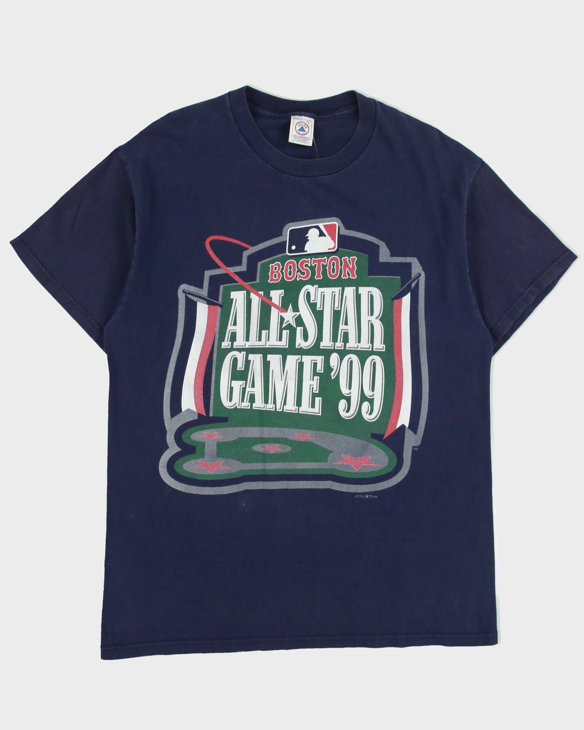 Vintage 1999 Boston All Star Game MLB Heavyweight Delta Crewneck T-Shirt - L
