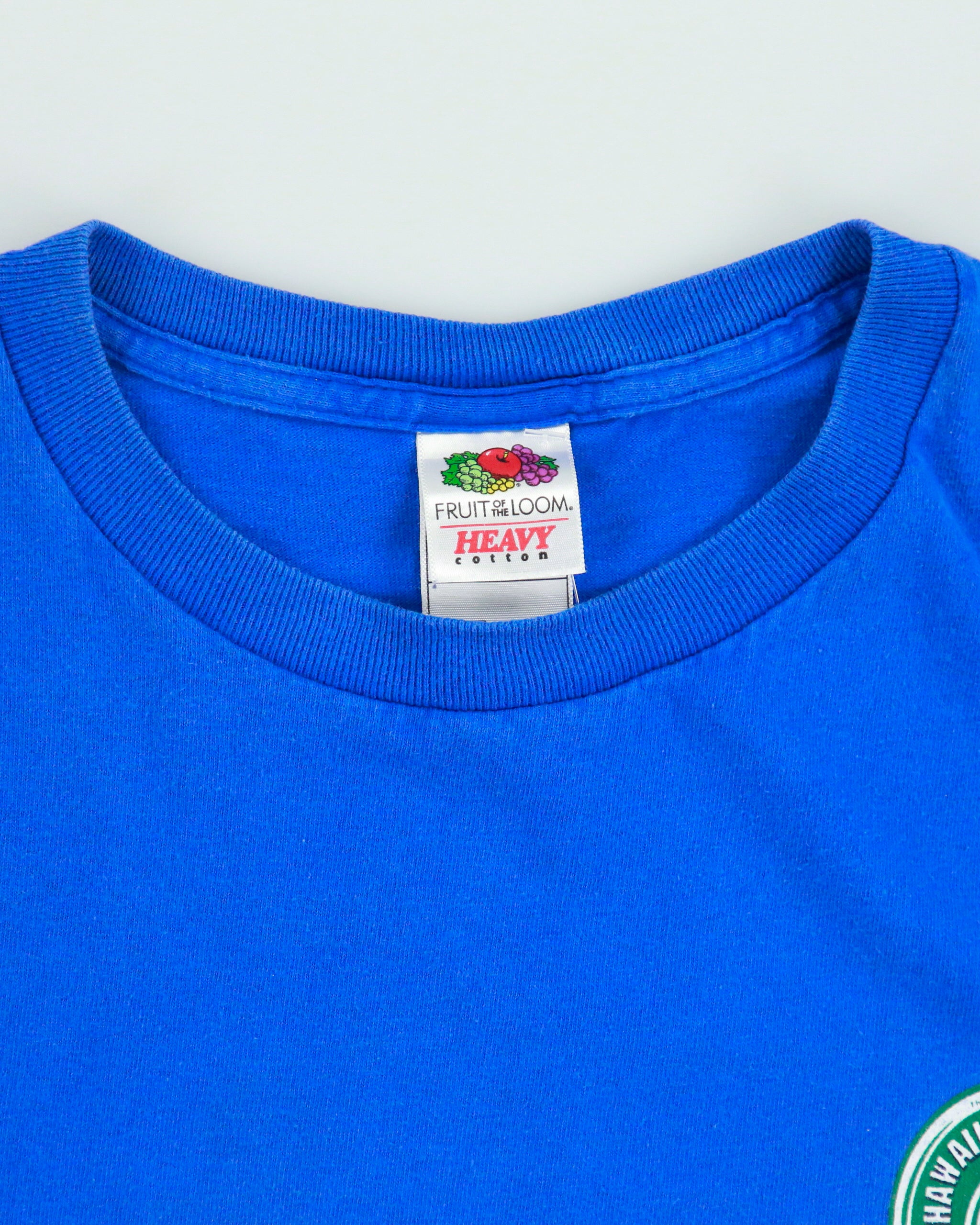 Vintage 1999 Hawaiian Lager Beer Heavyweight Distressed Crewneck T-Shirt - M