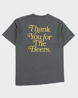 Meet Here For Beers Heavyweight Thank You Made In USA Crewneck T-Shirt - M