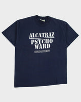 Vintage 1990s Alcatraz Psycho Ward Outpatient Heavyweight Boca Made In Canada Crewneck T-Shirt - XL