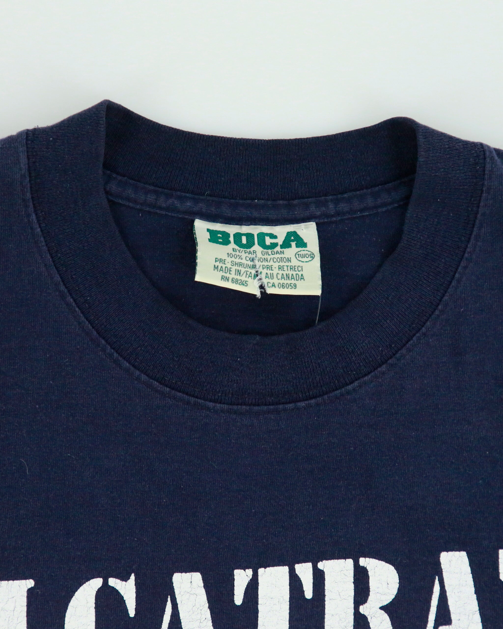 Vintage 1990s Alcatraz Psycho Ward Outpatient Heavyweight Boca Made In Canada Crewneck T-Shirt - XL