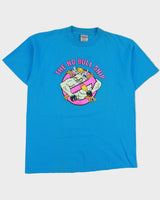 Vintage 1993 The No Bull Ship Dragon Boat Team Heavyweight Oneita Power-T Made In USA Single Stitch Crewneck T-Shirt - XL