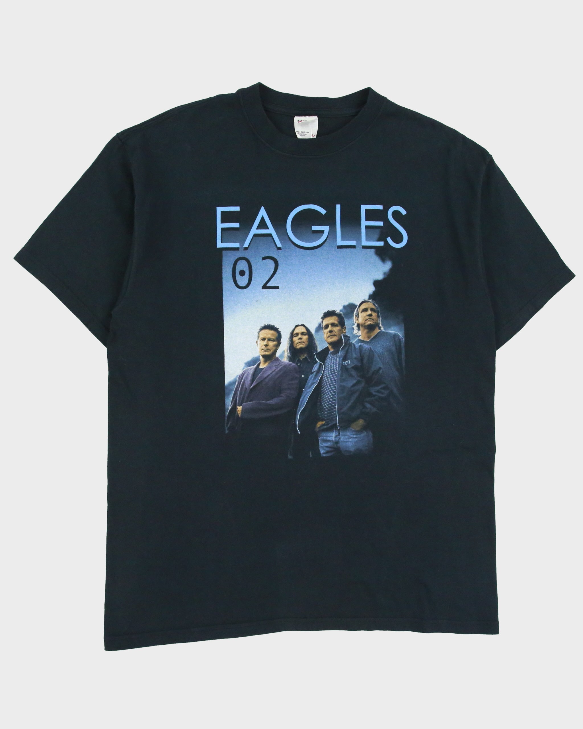 Vintage The Eagles 2002 Americas Tour Heavyweight Anvil Crewneck T-Shirt - L