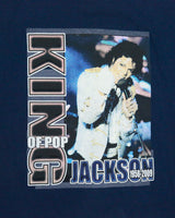 Vintage 2009 Michael Jackson King Of Pop Memorial Heavyweight Gildan Crewneck T-Shirt - L