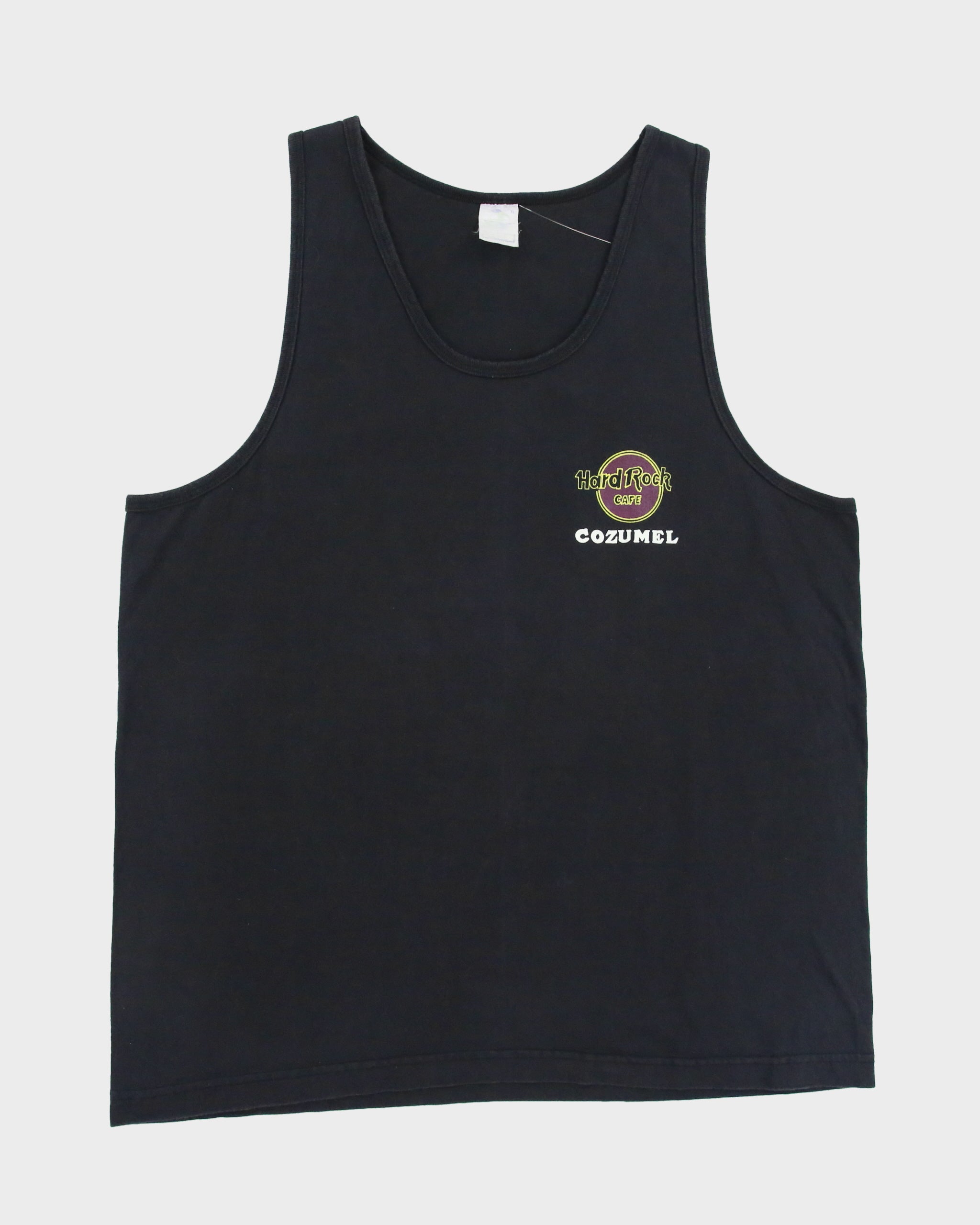 Vintage 1990s Hard Rock Cafe Heavyweight Cozumel Mexico Tank Top Vest - XL