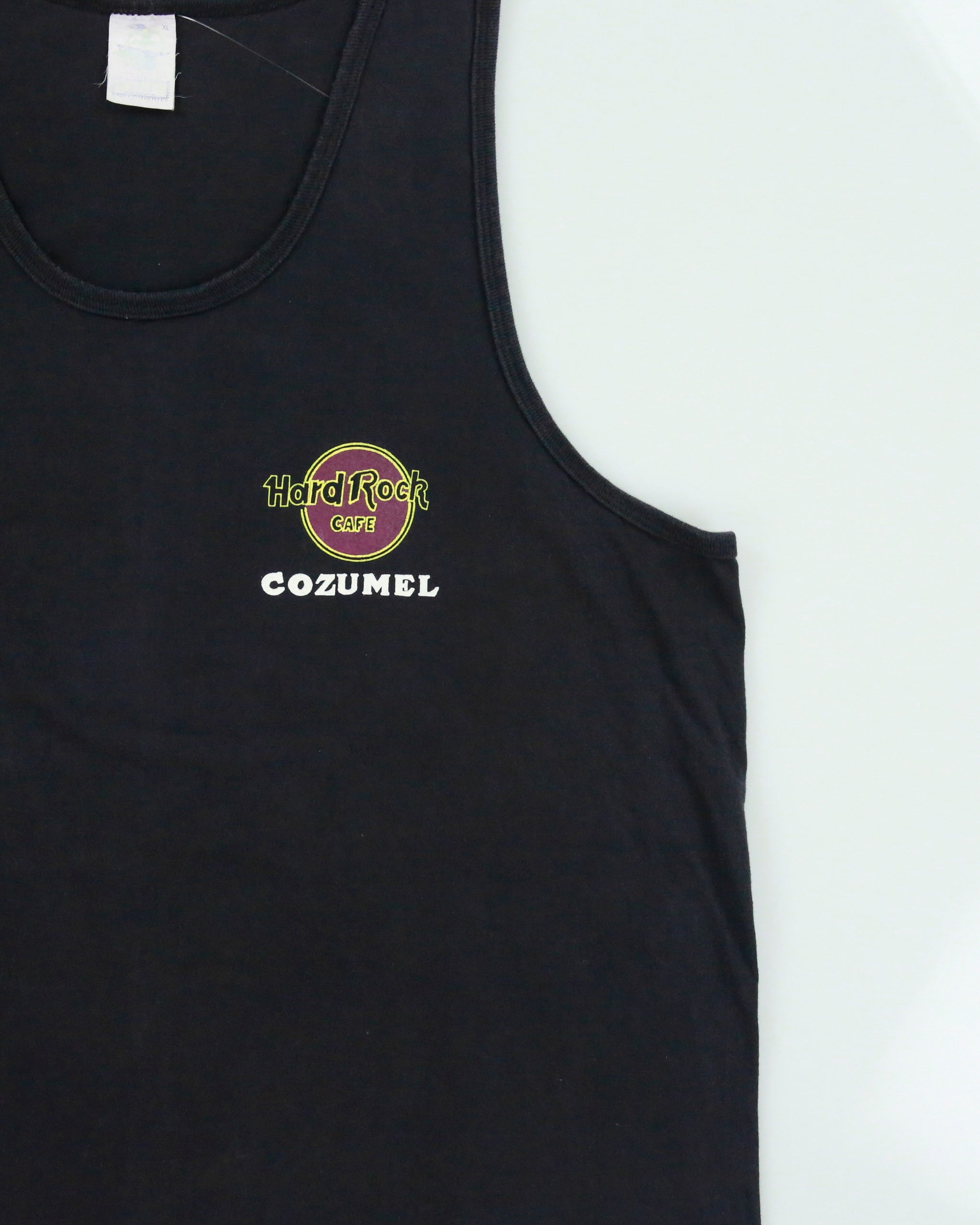 Vintage 1990s Hard Rock Cafe Heavyweight Cozumel Mexico Tank Top Vest - XL