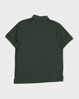 Vintage Polo Ralph Lauren Khaki Custom Slim Fit Short Sleeve Polo Shirt - M