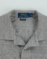 Vintage Polo Ralph Lauren Marl Grey Classic Fit Short Sleeve Polo Shirt - S